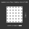 Accu-Place Bulls Eye Recognition Grid AP-B50-P-CG