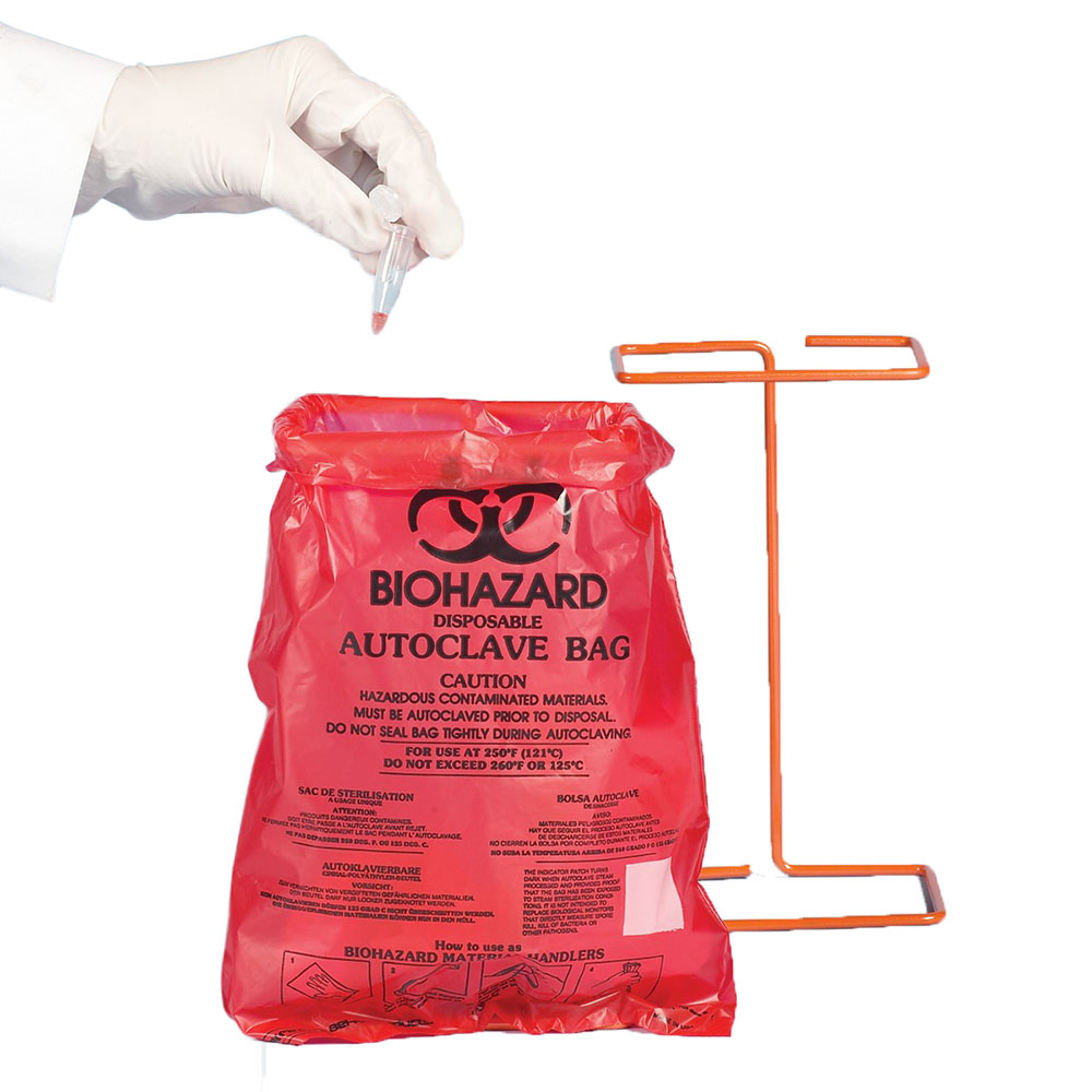 SP Bel-Art | Poxygrid® Bench-Top Biohazard Bag Holder Kit | SP Bel-Art