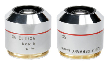 LEICA N PLAN 5x 0.12 BD MICROSCOPE OBJECTIVE Lab Equipment ...