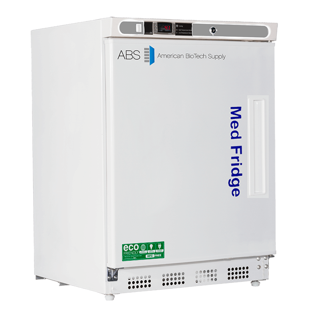 ABS 4.6 Cu Ft Pharmacy Undercounter RefrigeratorLeft Hinged PHABTHC