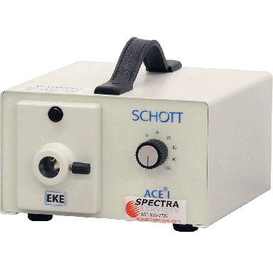 Schott ACE Fiber Optic Illuminator with Iris Diaphram, EKE Lamp, A20520