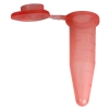 Bio Plas 0.5mL Thin Wall Micro Tube with Attached Cap, Red (Pack of 1000) Model # 5050-2