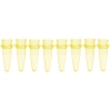 Bio Plas 8 Strip 0.2mL Thin Wall Micro Tube, Yellow (Pack of 125) Model # 5010-3