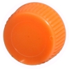 Bio Plas Screw Caps with O-Ring for Screw Cap Microcentrifuge Tubes (qty 500) Orange