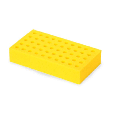 Ohaus 30400240 13 mm Tube Rack (Yellow)