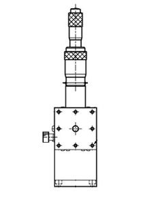 Image is a Line Drawing of BS31-40BR  Stage.
