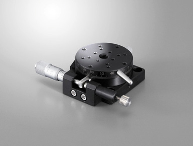 The Suruga Seiki B43-38NR is a manual rotary rotation stage with a stage platform diameter of 38mm, load capacity of 1.0kgf and a travel distance of 360 degrees and a fine motion of +/-5. 